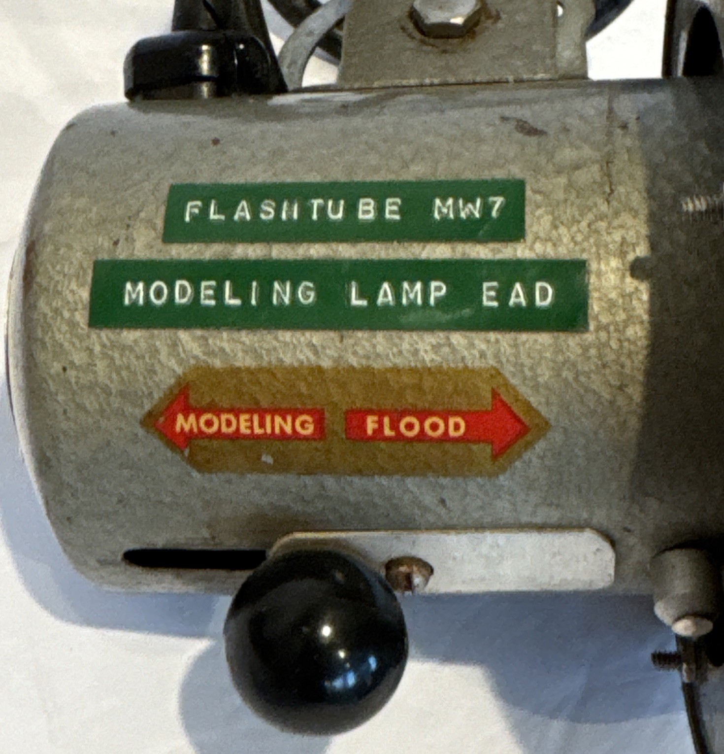 Photogenic Speed Lite Lamp Model #8083AL with Clamp & Wiring Vintage USA