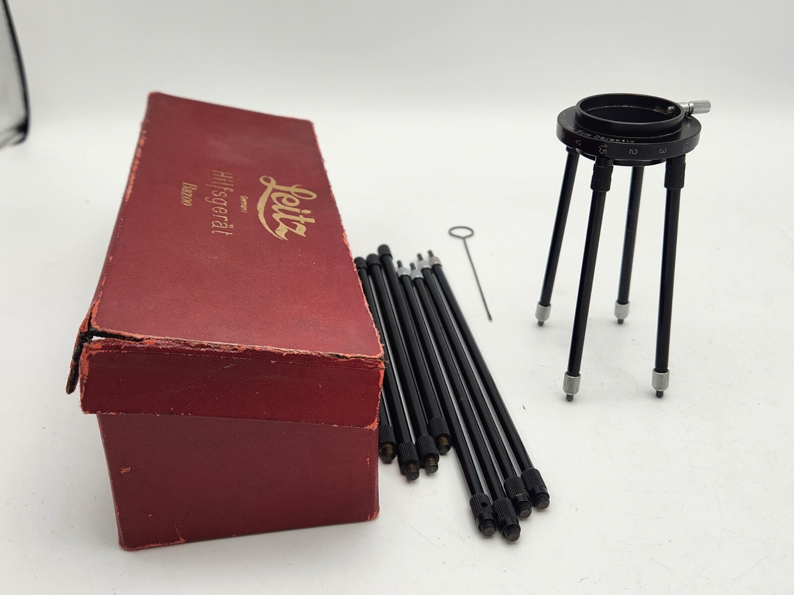 Leica Leitz Wetzlar BAZOO Hilfsgerät Close Up Copy Stand in Original Box Germany