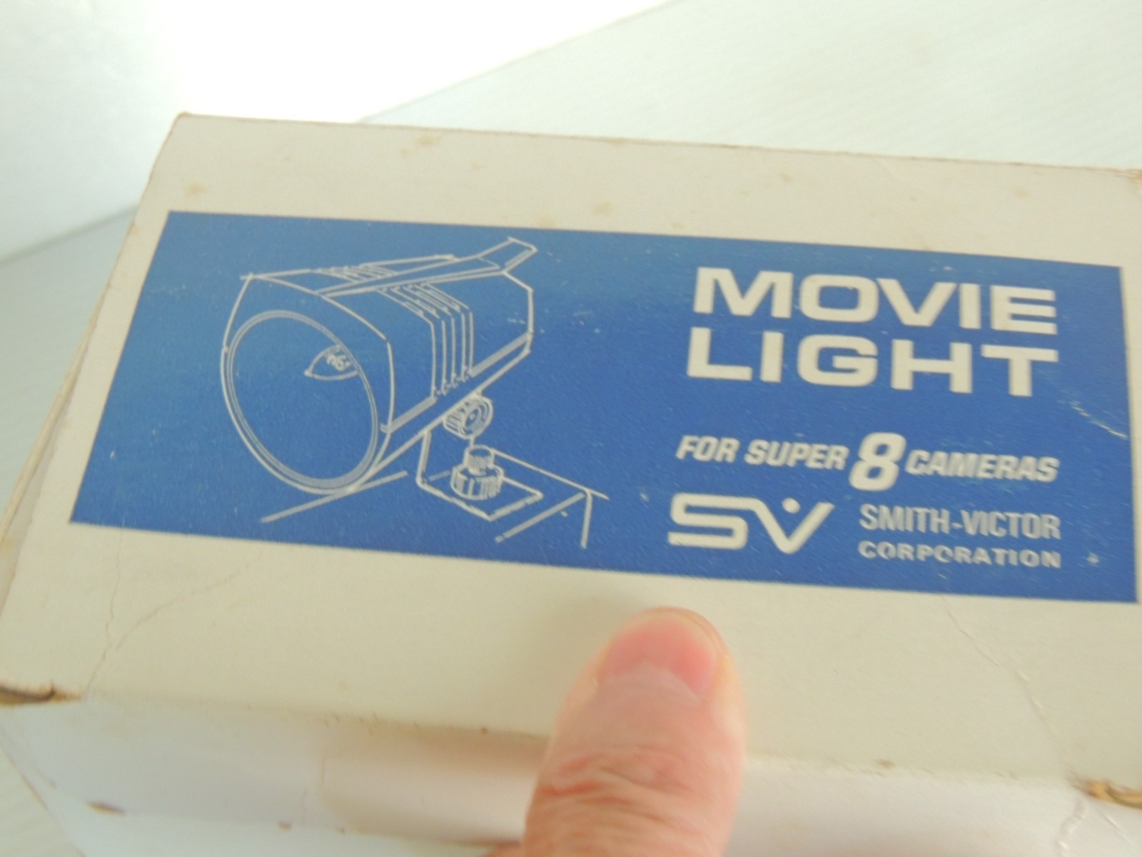 Smith-Victor Movie Light Model Q1U for Super 8 Cameras in Box Working 650 Watt