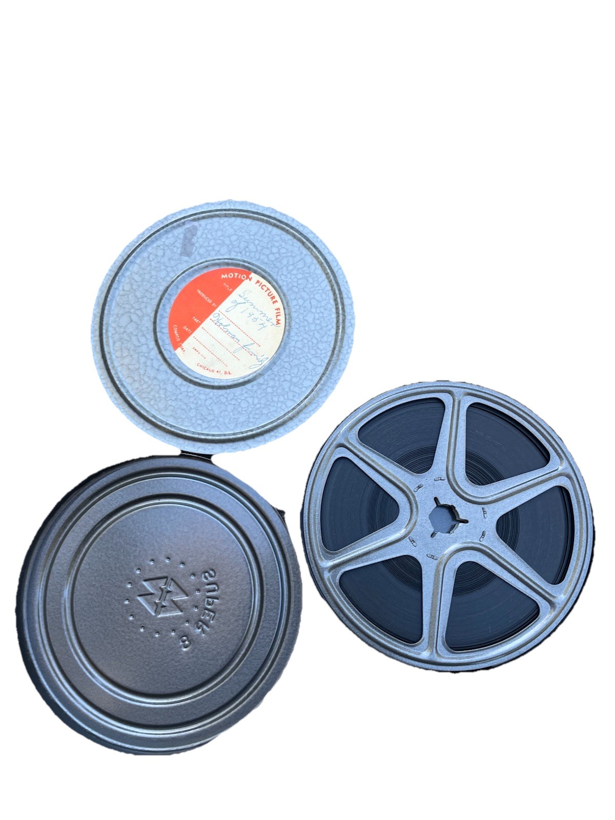 2 Vintage Super 8mm Home Movies 1950/70’s Metal Reels & Metal Canisters-Colorado