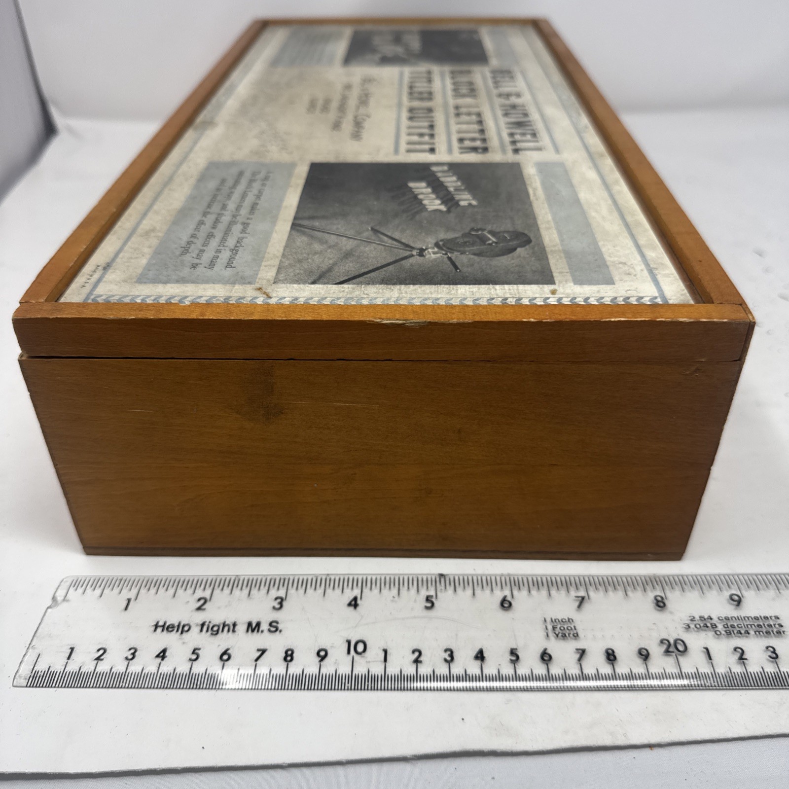 1940’s Bell & Howell Wood Block Letter Movie Titling Outfit *190+Pieces – W/Box