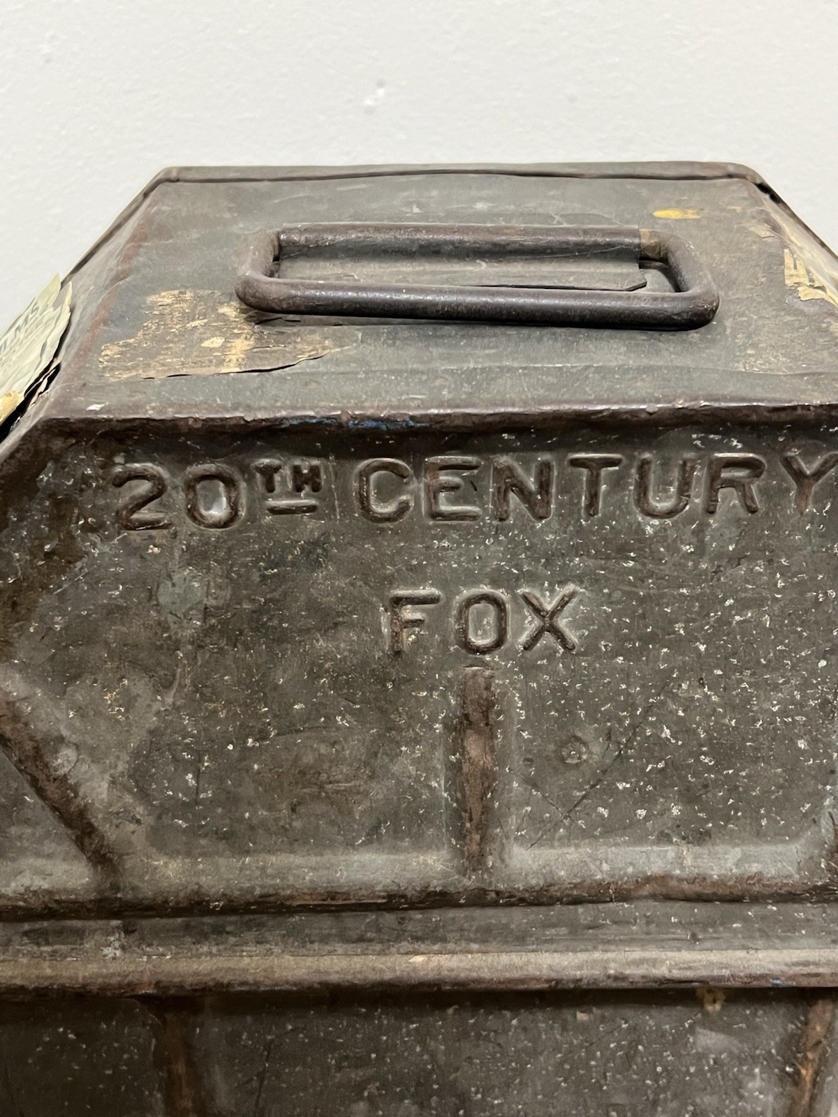 20th Century Fox Motion Picture Movie Reel Shipping Metal Canister Case Box 1970