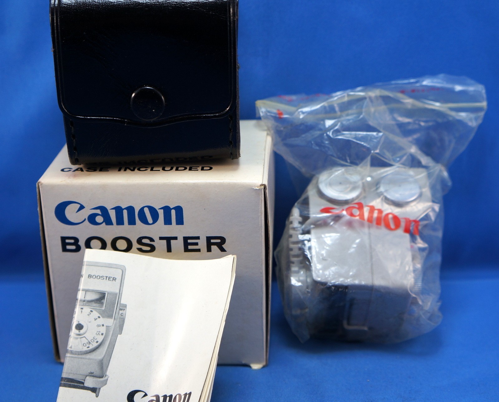 CANON BOOSTER NOS Finder For Canon , Instruction Booklet Case, Box TESTED