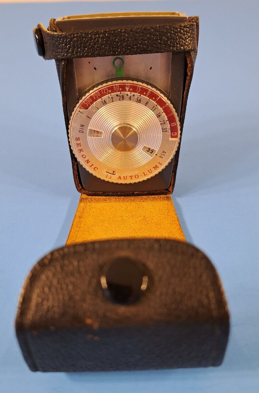 Vintage Sekonic Auto-Lumi Model 86 Light Meter w Case – Made in Japan