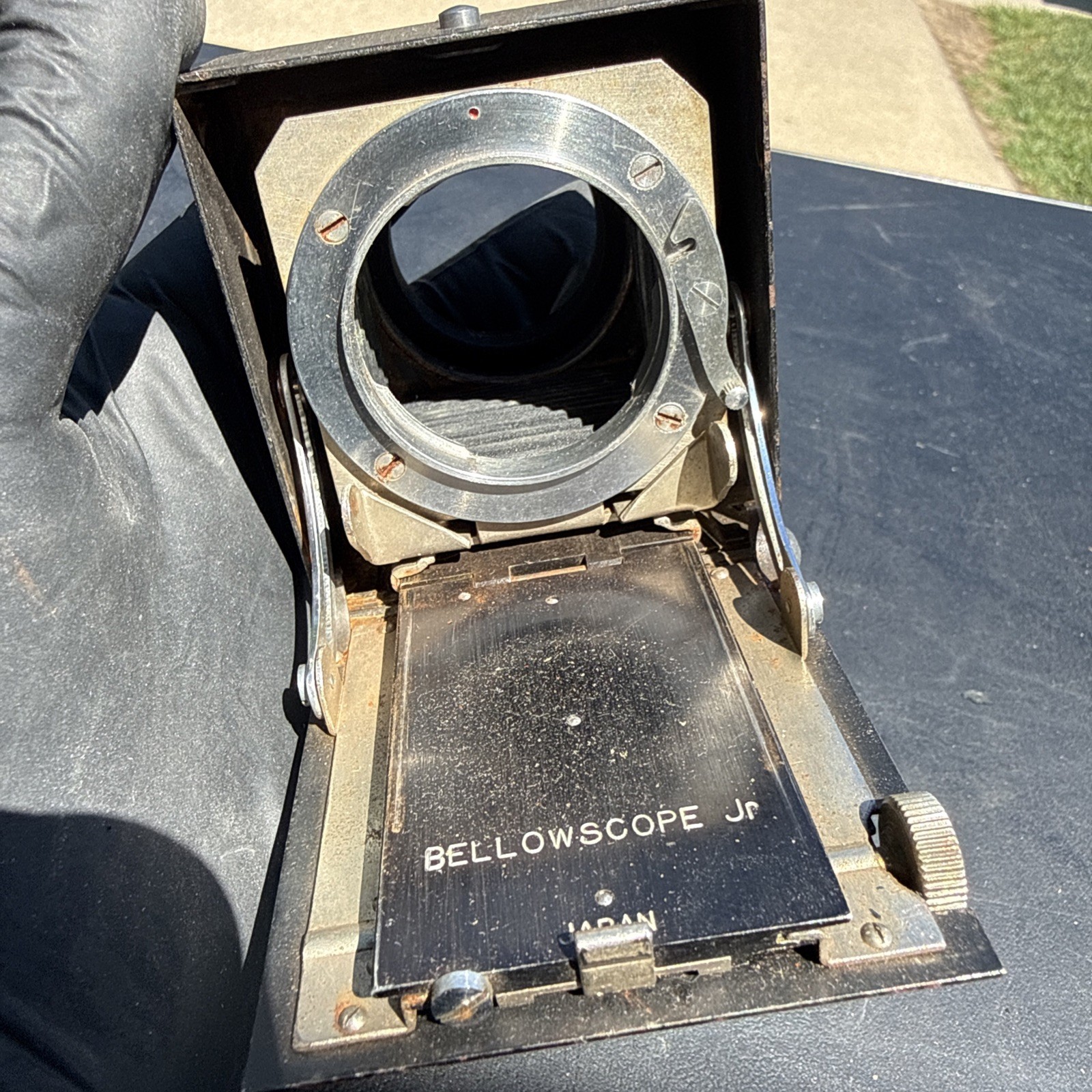 Vintage bellowscope jr Japan FOR PARTS Camera Accessories Bellows Exakta ?