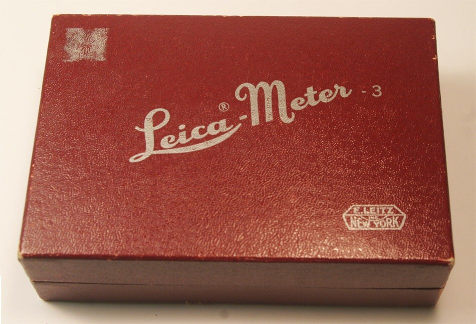 Leica Meter 3 Shoe Mount & hand held with Incident Attachment in Box