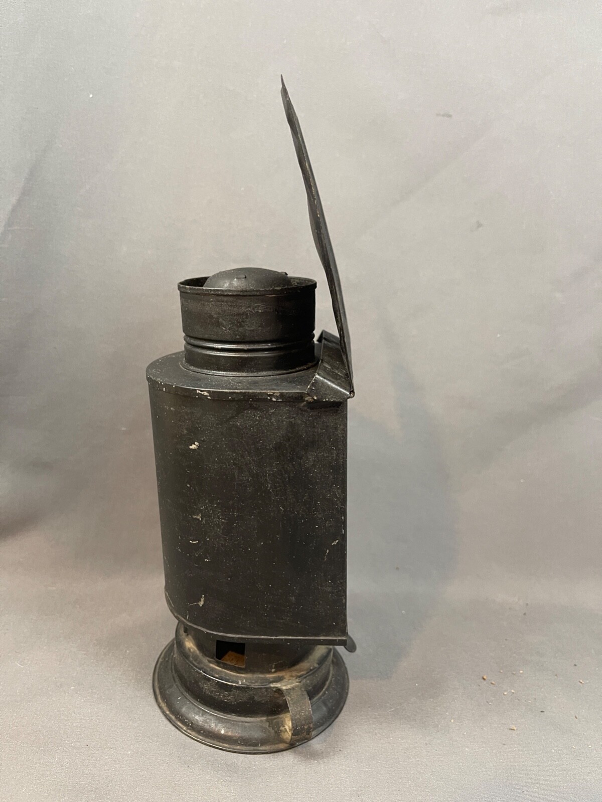 Antique Unique Lantern Oil Red Glass Darkroom Very Complete Nice 2795