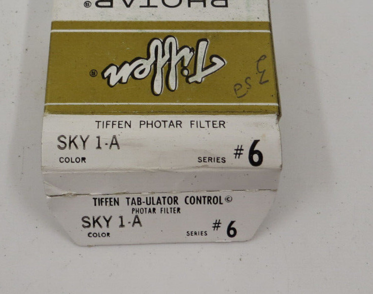 Tiffen Filters Photar Sky 1-A Series # 6 Color & High Trans 80B Series 6 Color