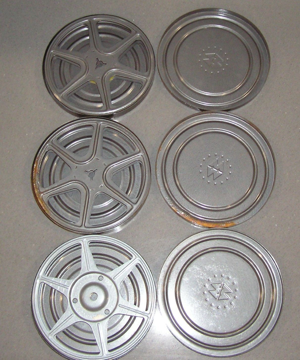 Bruce 8mm Film Storage Case 12 Slot +10 Empty Metal Reel Canister