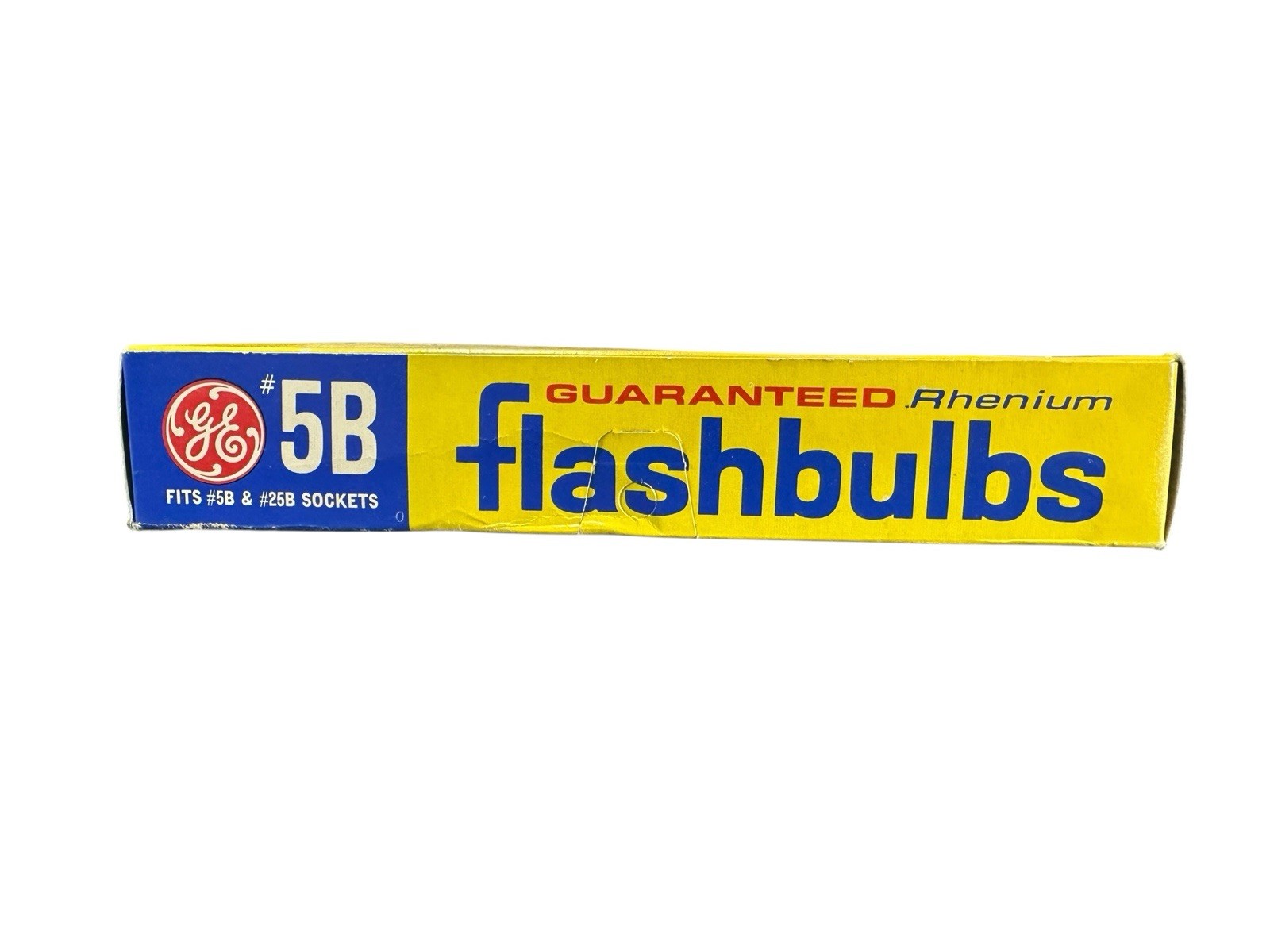Vintage 1960’s GE 5B Blue Flashbulbs Box of 11 General Electric Kodak Polaroid.