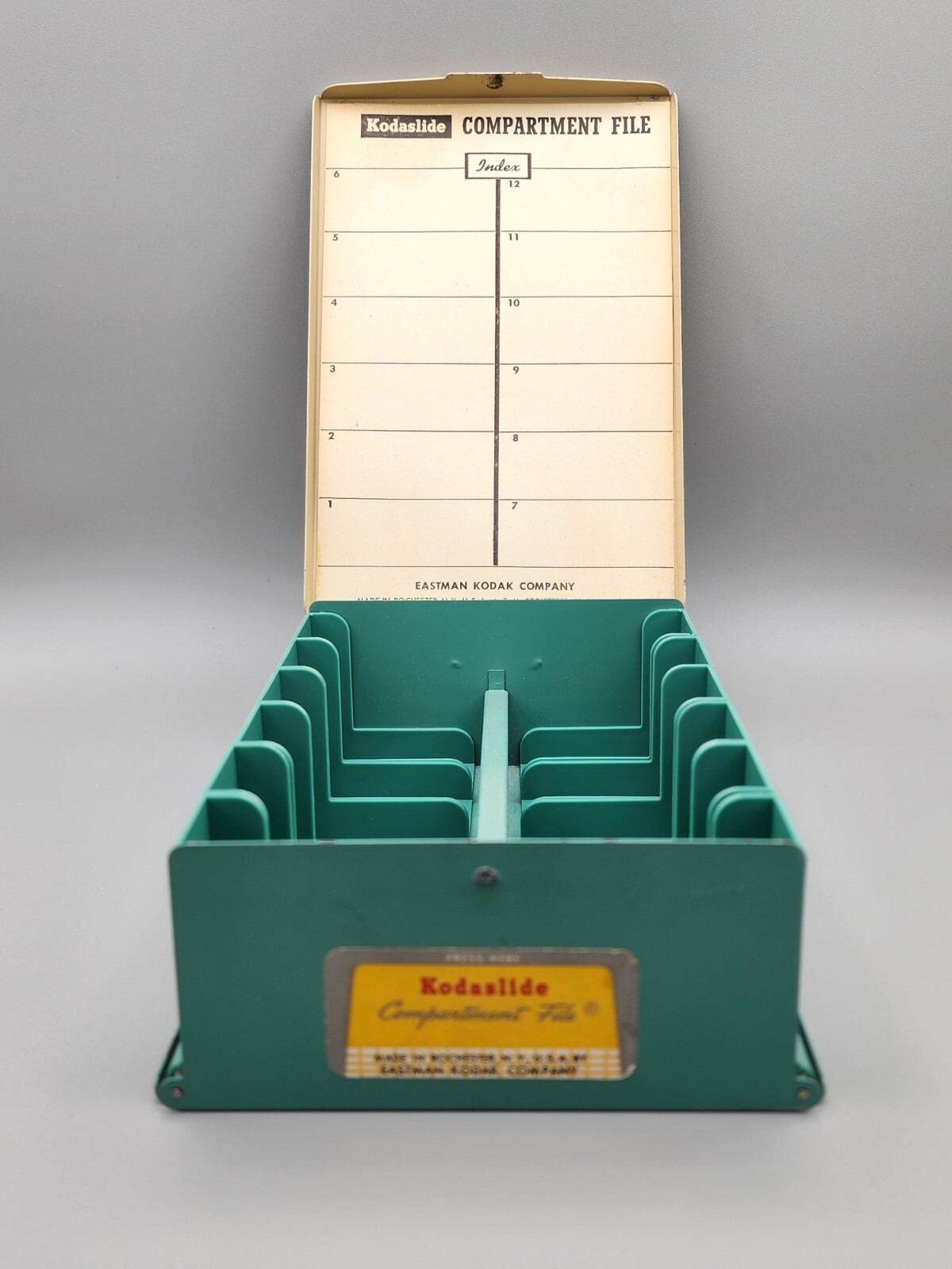 Vintage Kodaslide Compartment File, in Good Vintage Condition, No Writing Inside