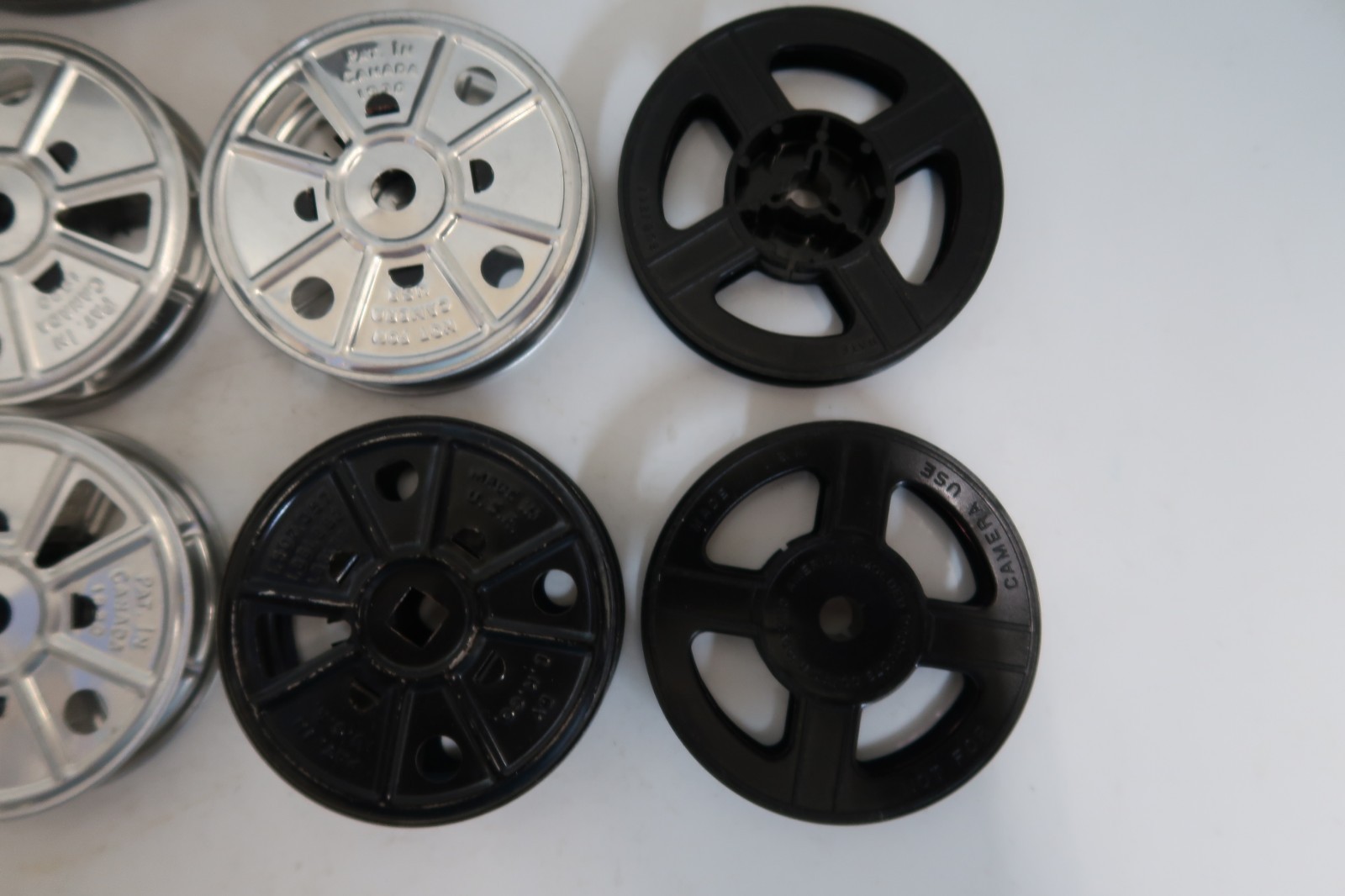Vintage Kodak 5″ Tins (7) & 3″ Reels (10) Metal & (2) Plastic