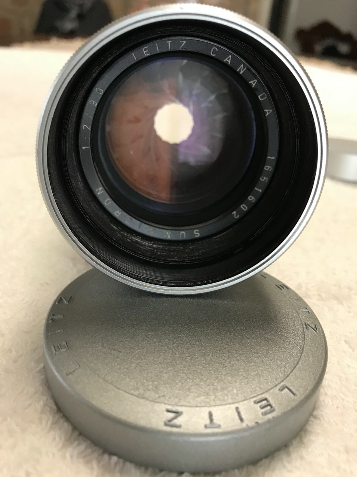 Leica Leitz Summicron 90mm f2 Screw Screw Lens Lens
