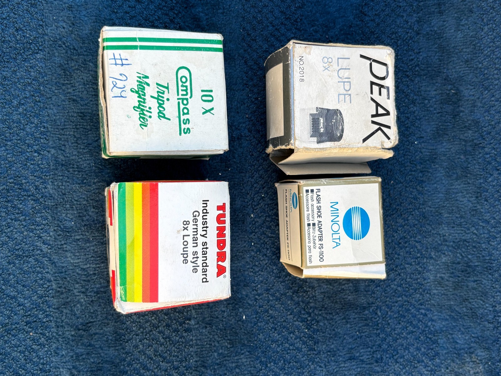 Assorted photographers camera miscellaneous items