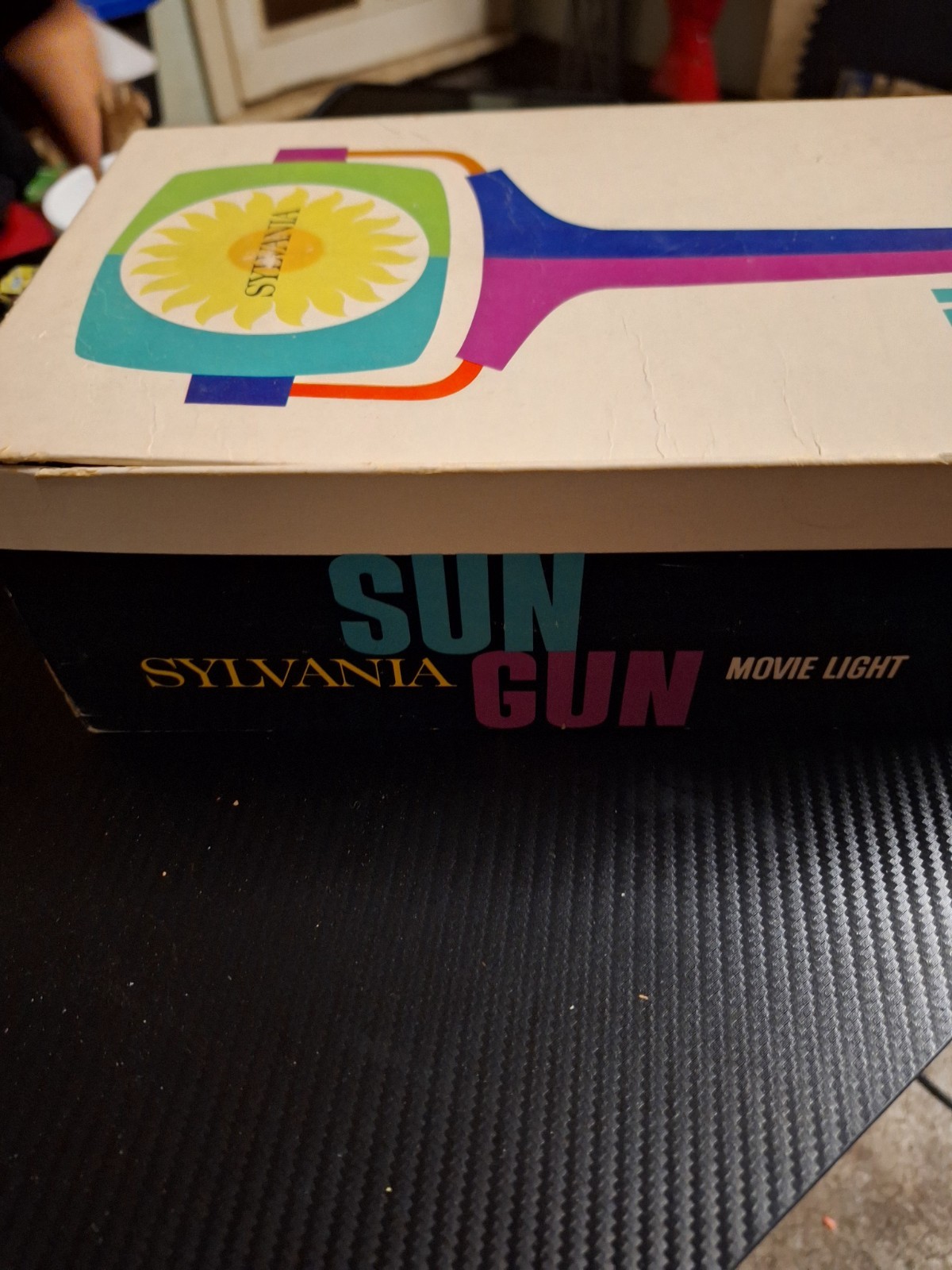 Vintage Sylvania Sun Gun Movie Light SG-1 Tested Works Complete W/ Papersguides
