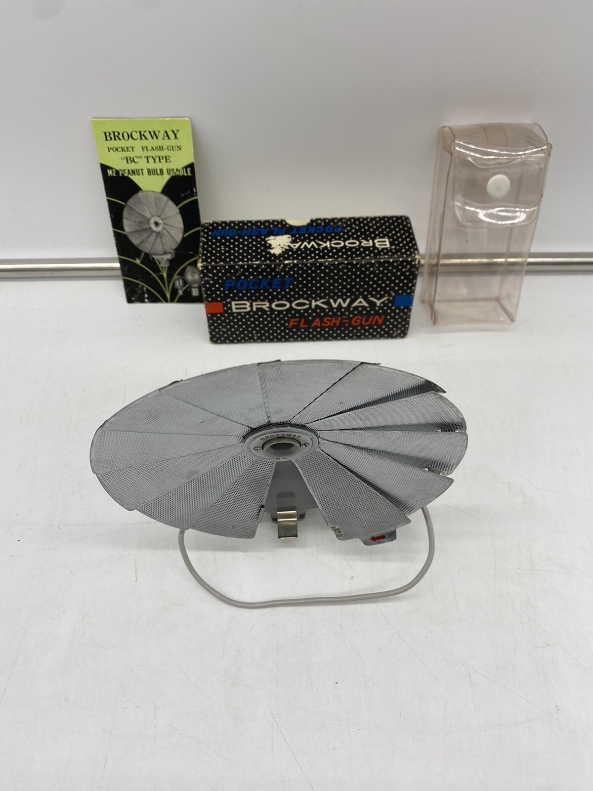 Vintage Brockway Pocket Flash-Gun BC Type Japan +Instructions +Original Box