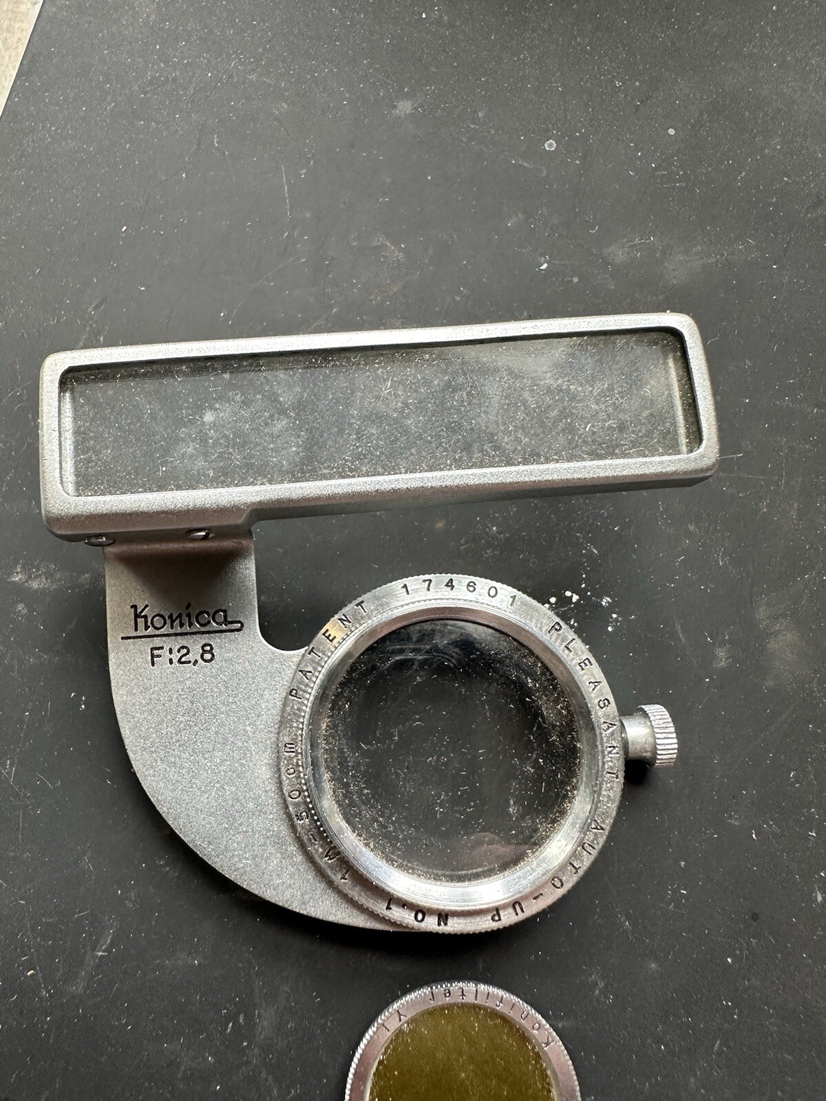 Vintage Konica Super Nooky Pleasant Auto-Up #1 & Konifilter Y1 Yellow in Box