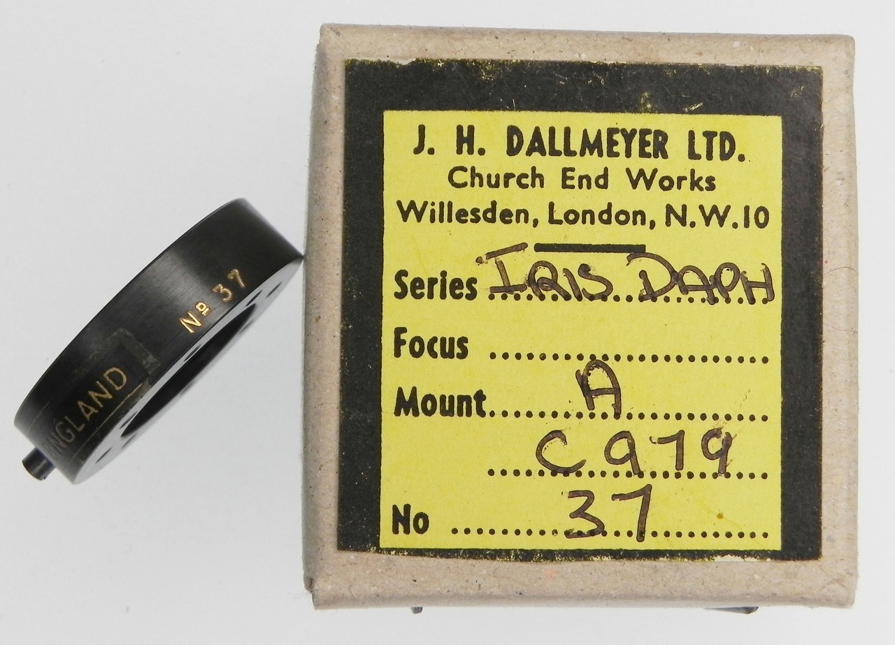 Dallmeyer Iris Diaphragm No.37A ………….. LN #1