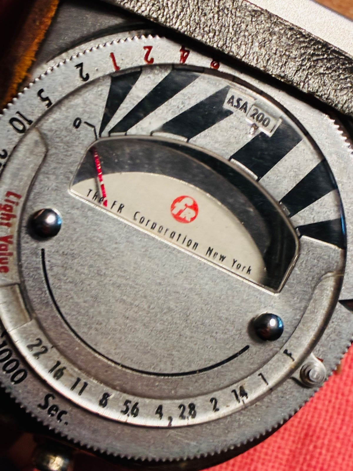 FR EM-1 Vintage LIGHTMETER Made in Japan PHOTOGRAPHY Original Case Lanyard