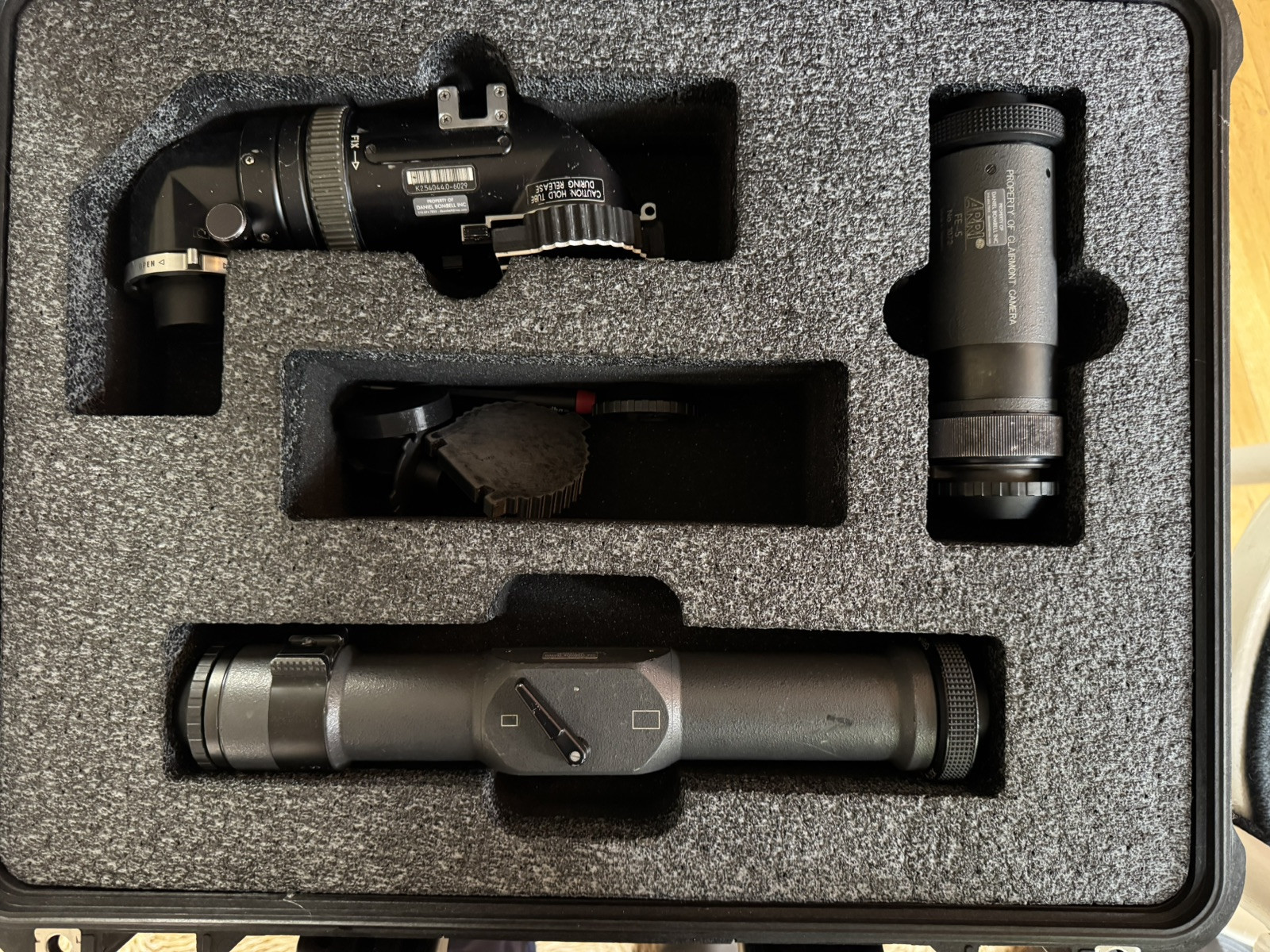 Arricam Optical Block W/adapted Anamorphic 535b Viewfinder, Extension Eyepieces