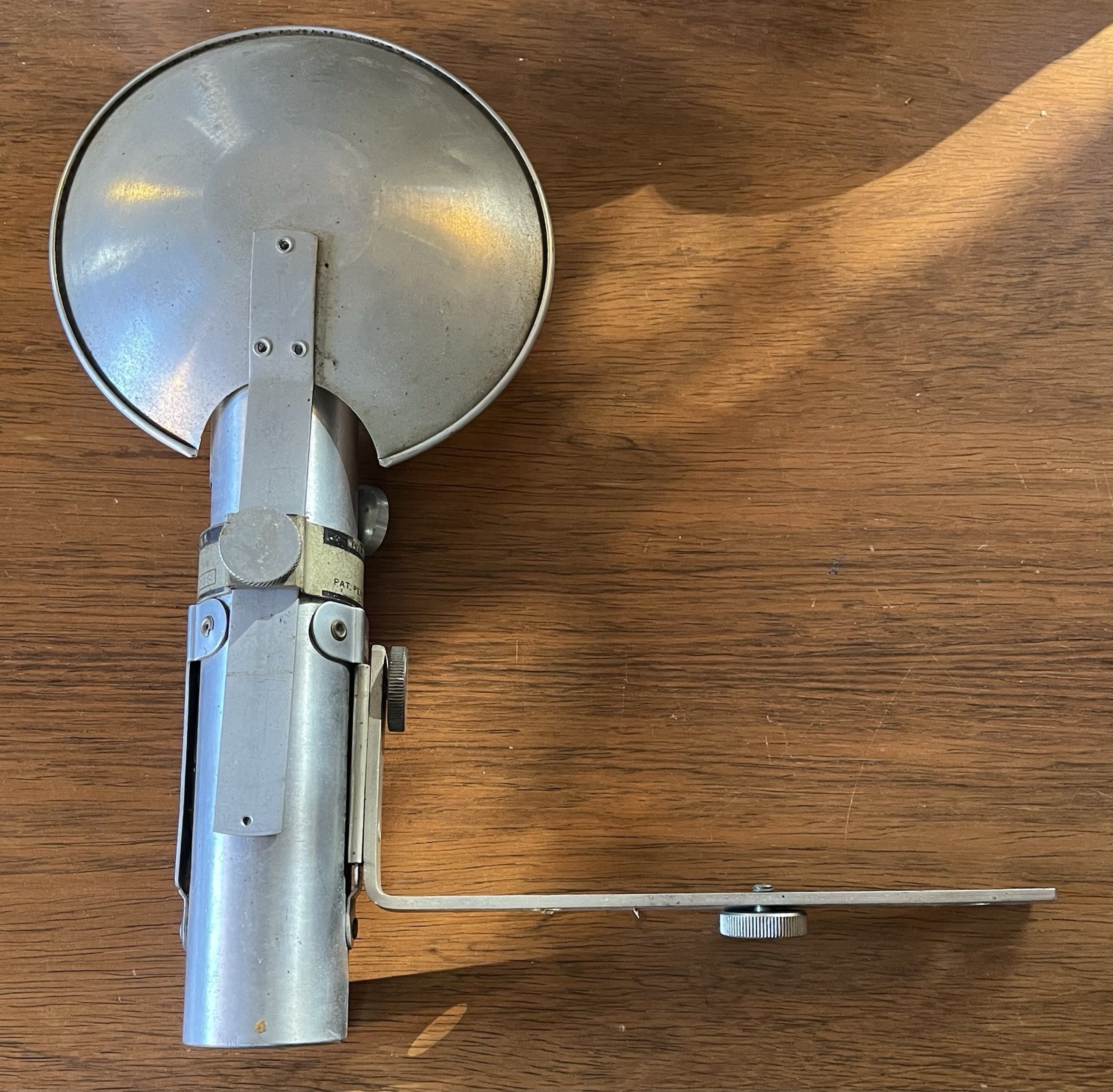 Antique Camera Chrome Flashgun by the Abbey, Made in USA, No. 5048