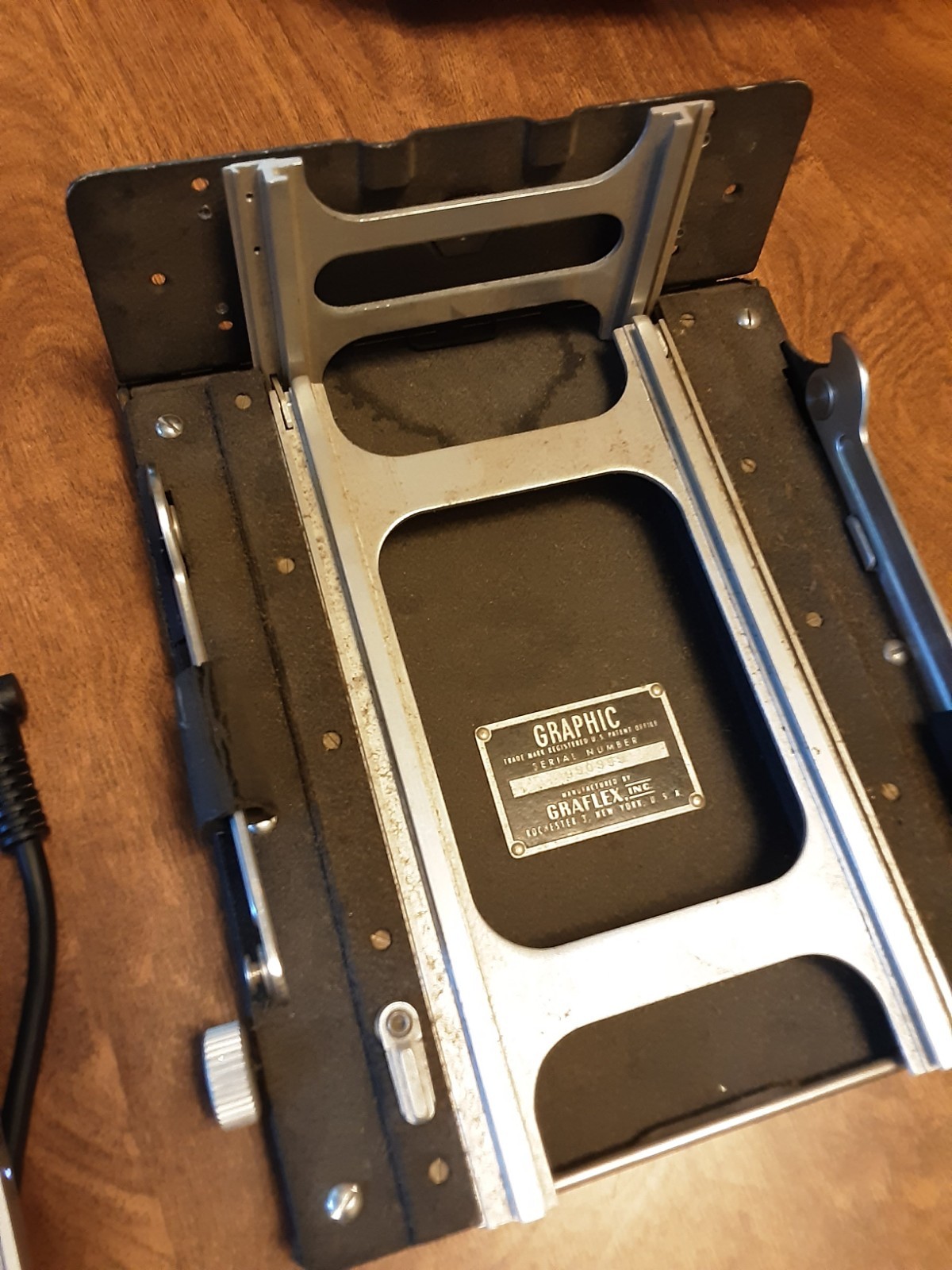 Graflex Crown Speed Camera Front Door with Flap. Please read for shipping refund