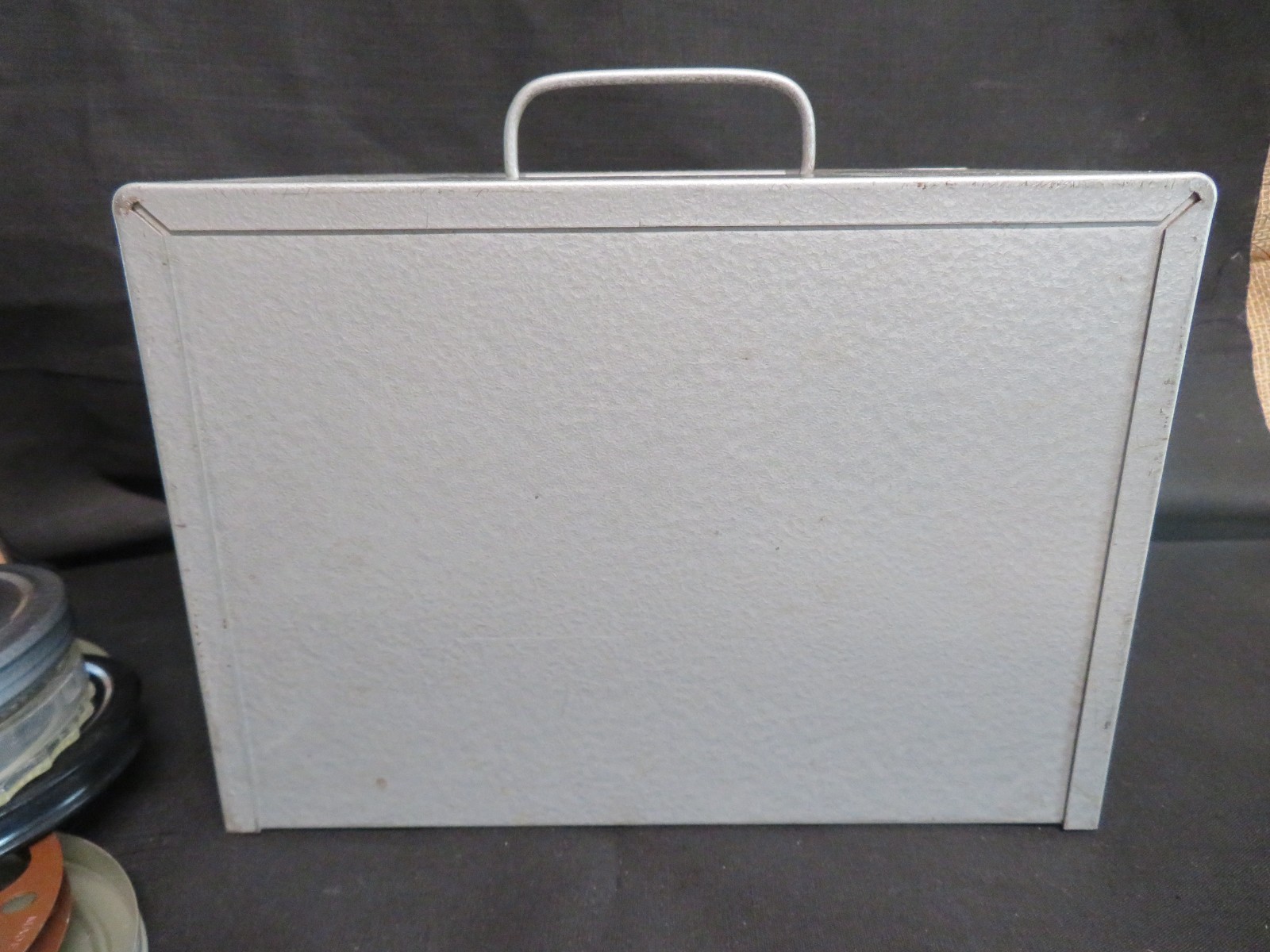 Brumberger 8mm Metal Film Movie Reel Case with Empty Tins & Reels