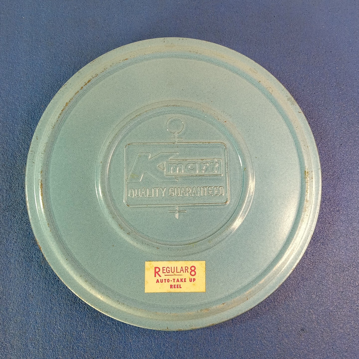 VNTG Compco Kmart Metal 8MM 200ft Regular 8 Auto-Take Up Reel W/ Film Dec. 1967