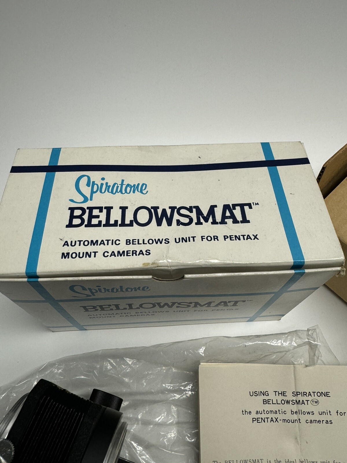 VINTAGE NOS SPIRATONE BELLOWSMAT w/ Original Box Made in Japan