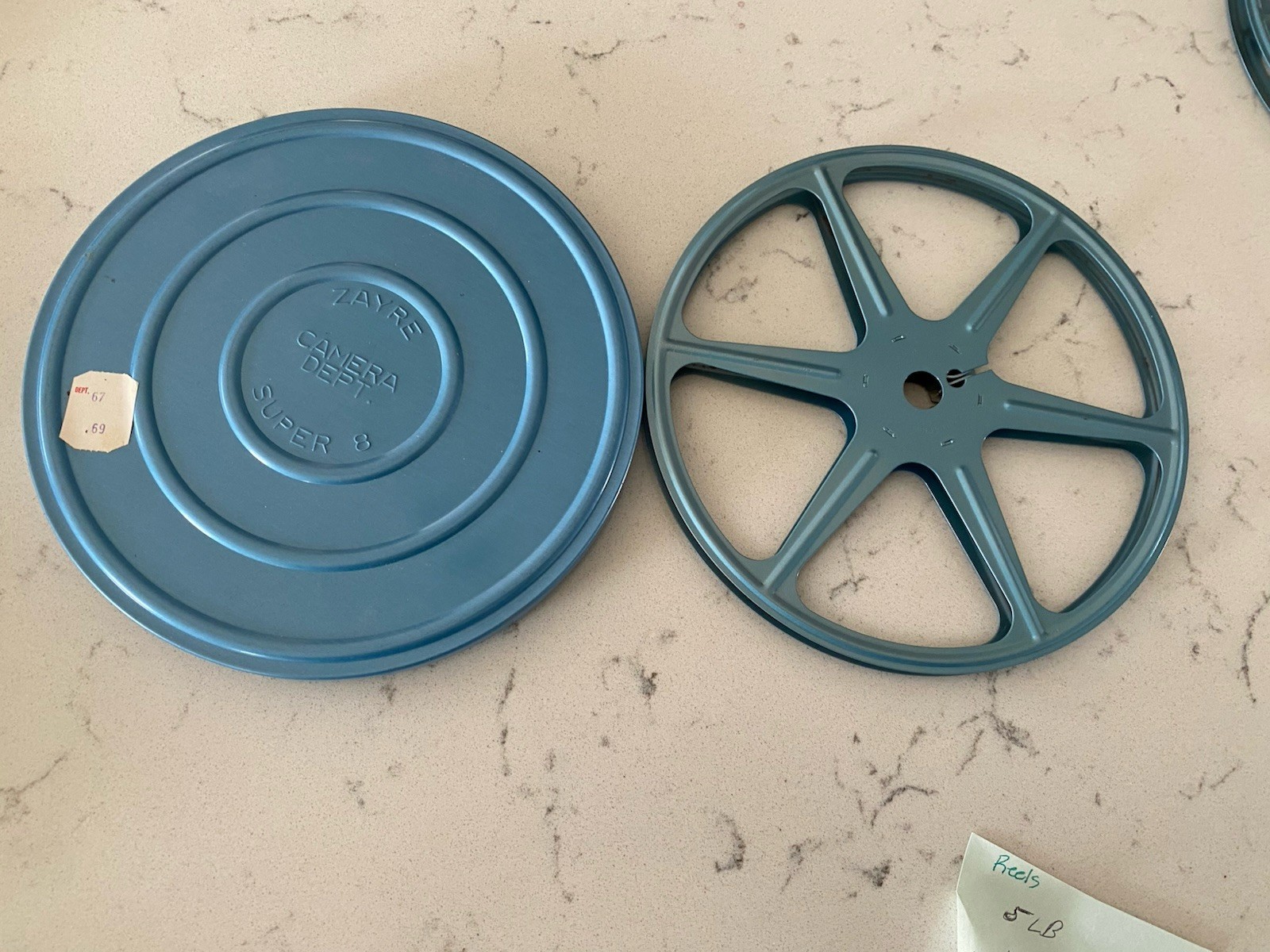 Vintage Film Reels & Canisters 6 Reels 13 Total 19