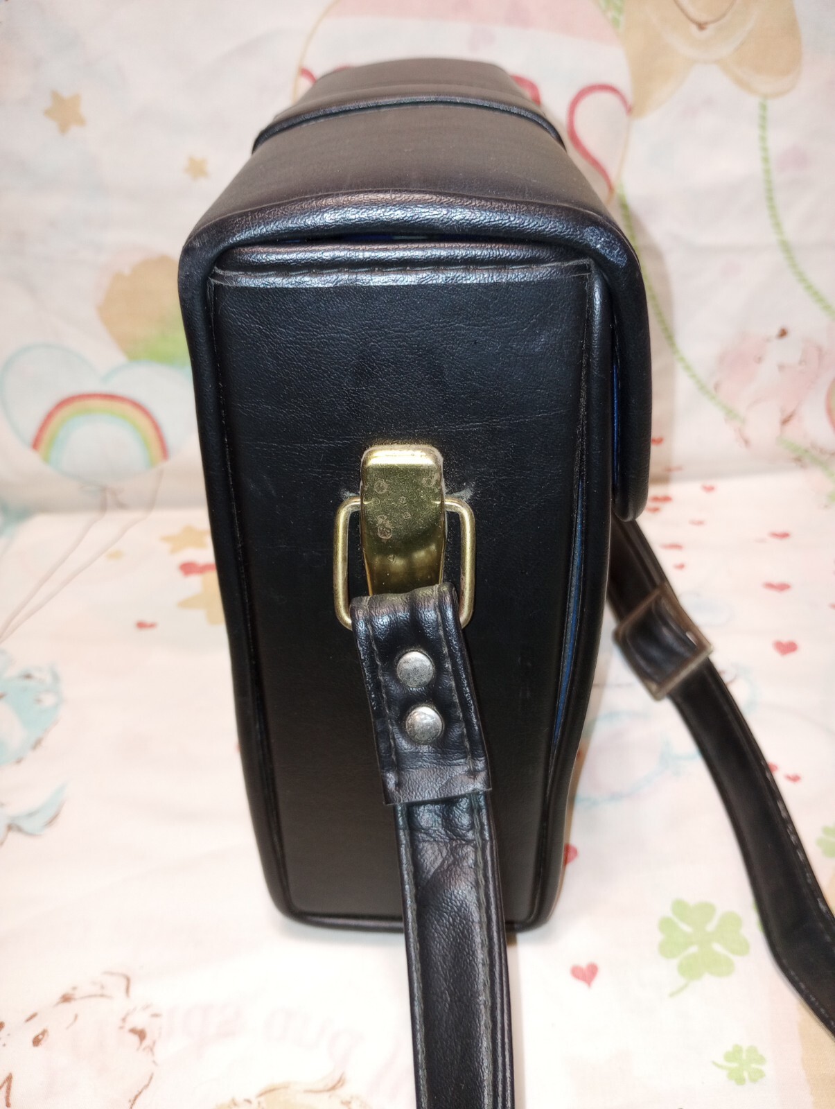 Vintage Black Camera Case With Adj. Strap