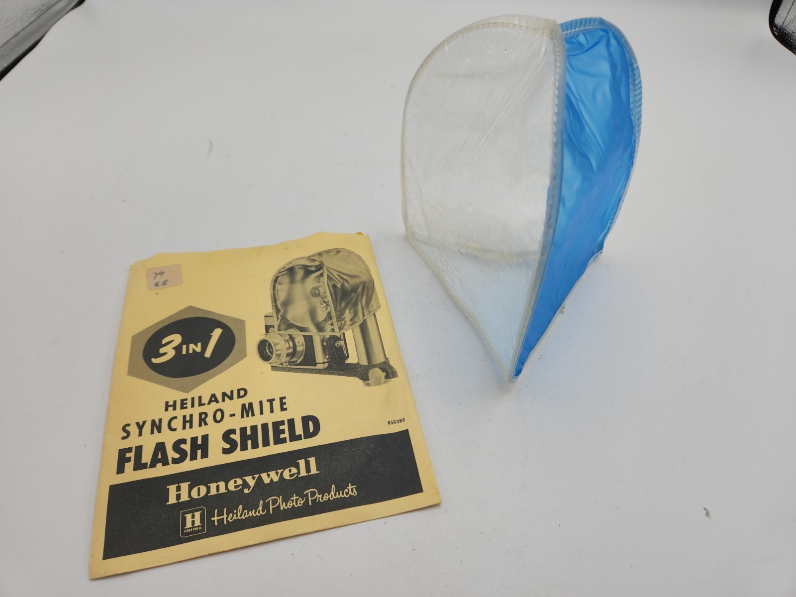 Vintage Heiland Synchro-Mite 3-in-1 Flash Shield Honeywell Diffuser Vinyl Cover