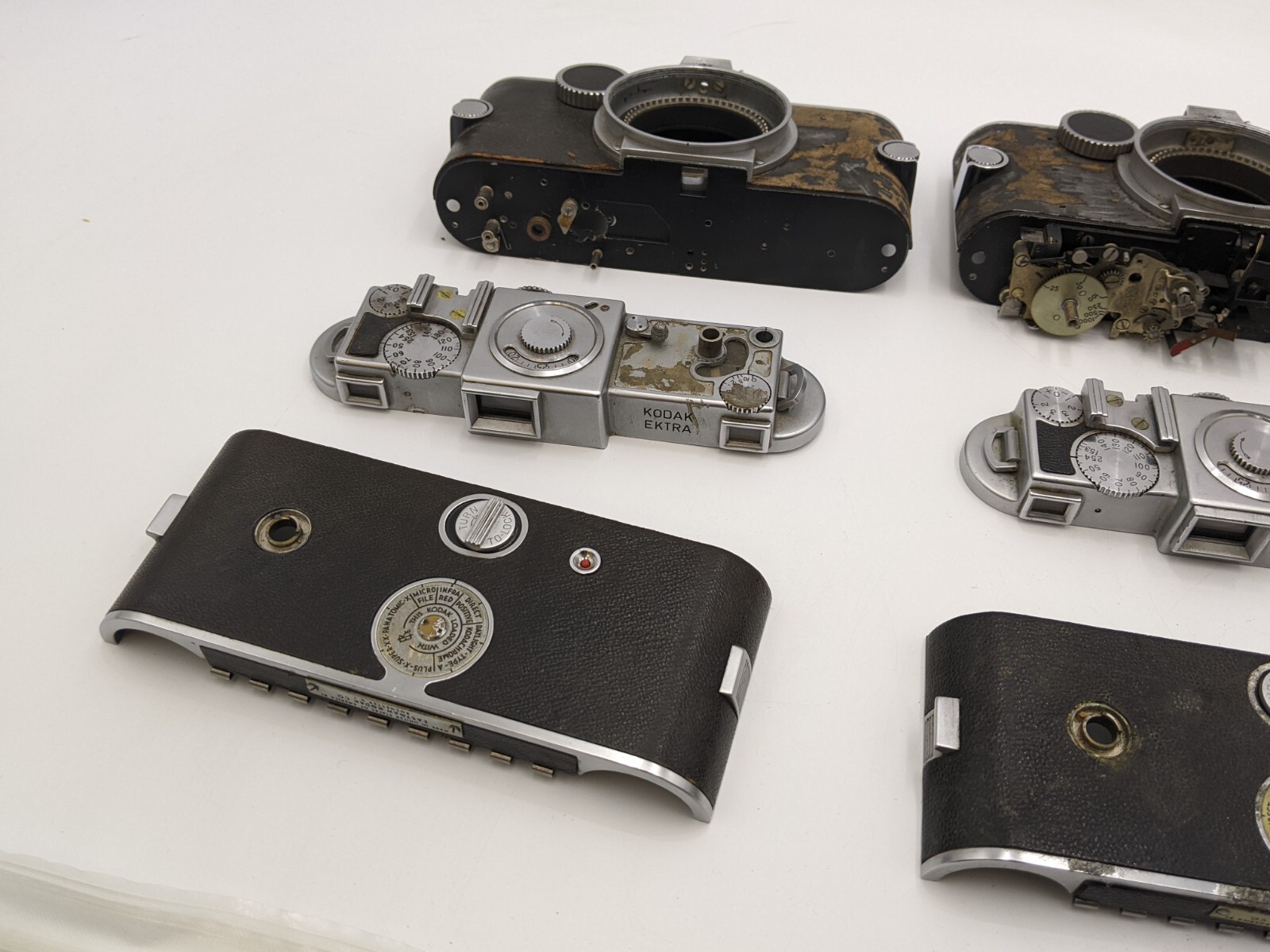 Kodak Ektra 35mm Rangefinder Camera Parts For Refurbish Accessories Vintage