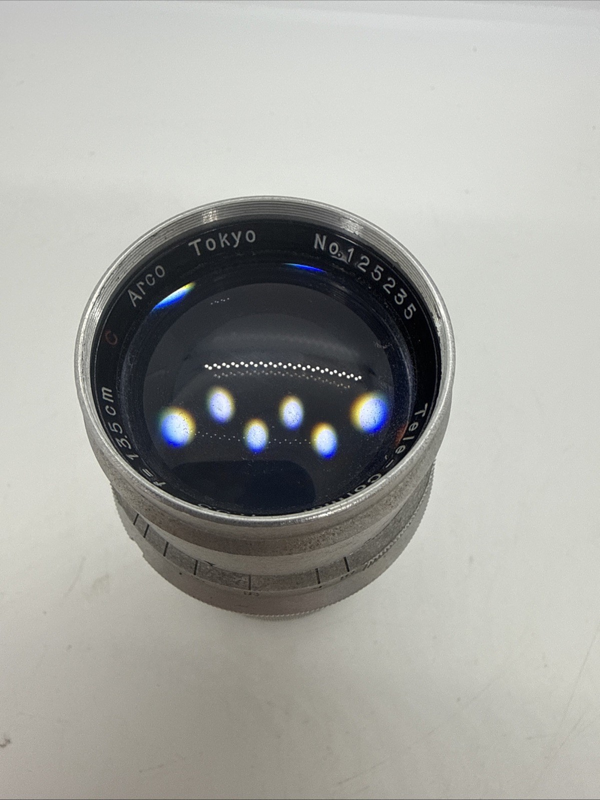 Tele-Colinar 1:3.8 f=13.5cm C Arco Tokyo M39 TLM leica screw mount RF lens