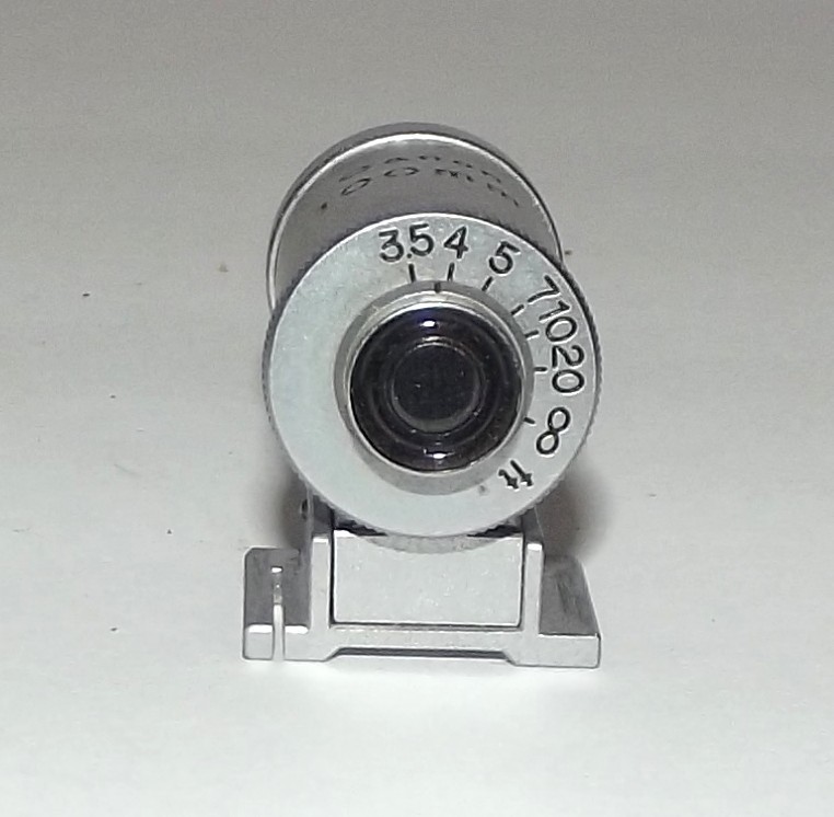 Canon Viewfinder for Canon Rangefinder 100mm 1:3.5 Lens – Cold Shoe Attachment