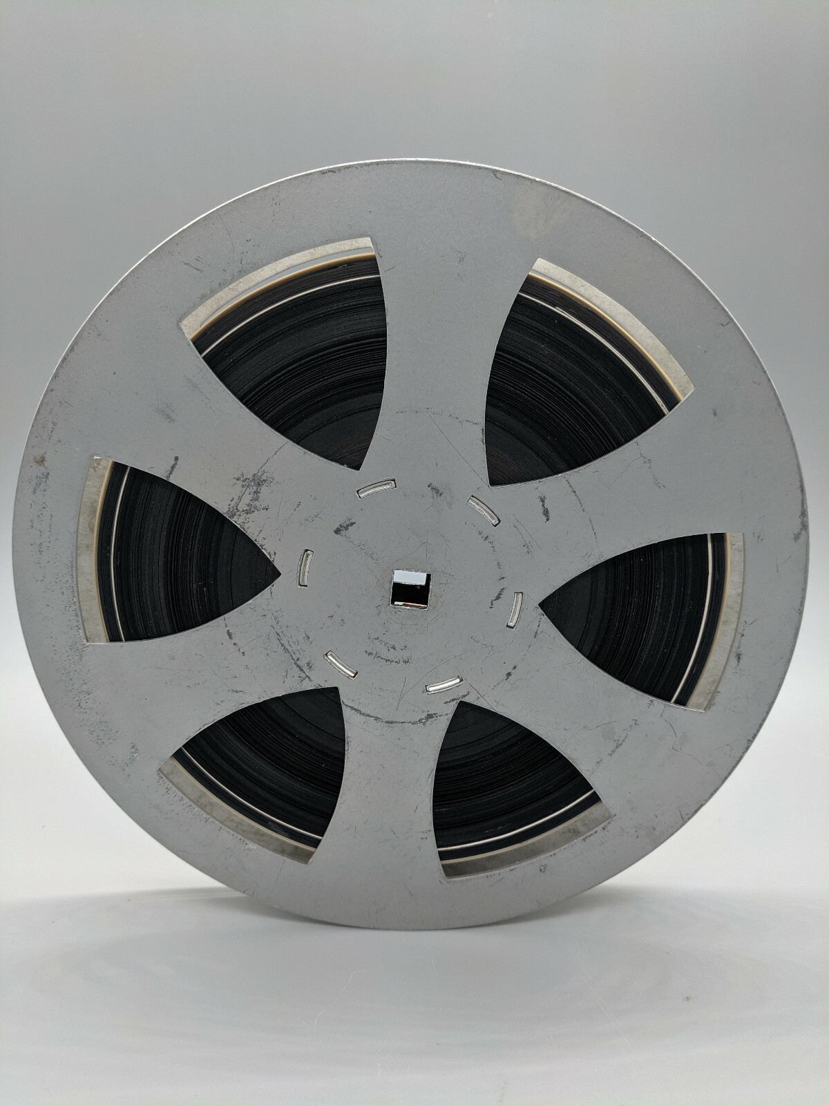 Vintage Siemens German 7″ 1/2″ Tape Metal Reel with 1964 Air Defence Command Fil