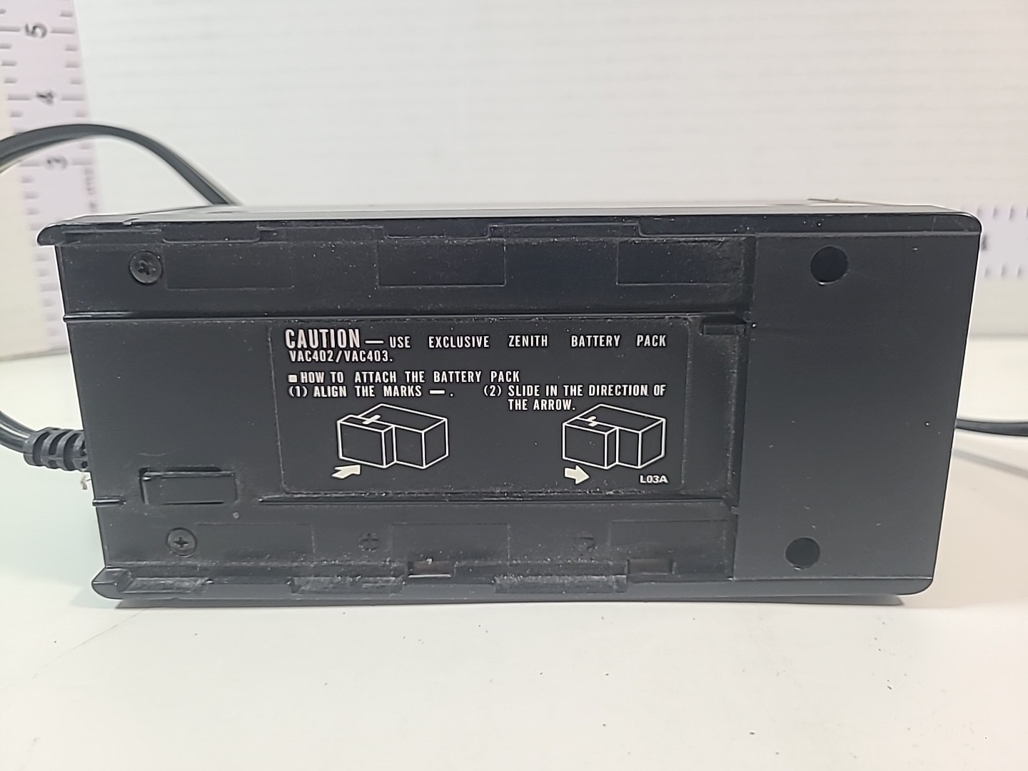 Vintage Zenith VAC 410 Battery Charger Working