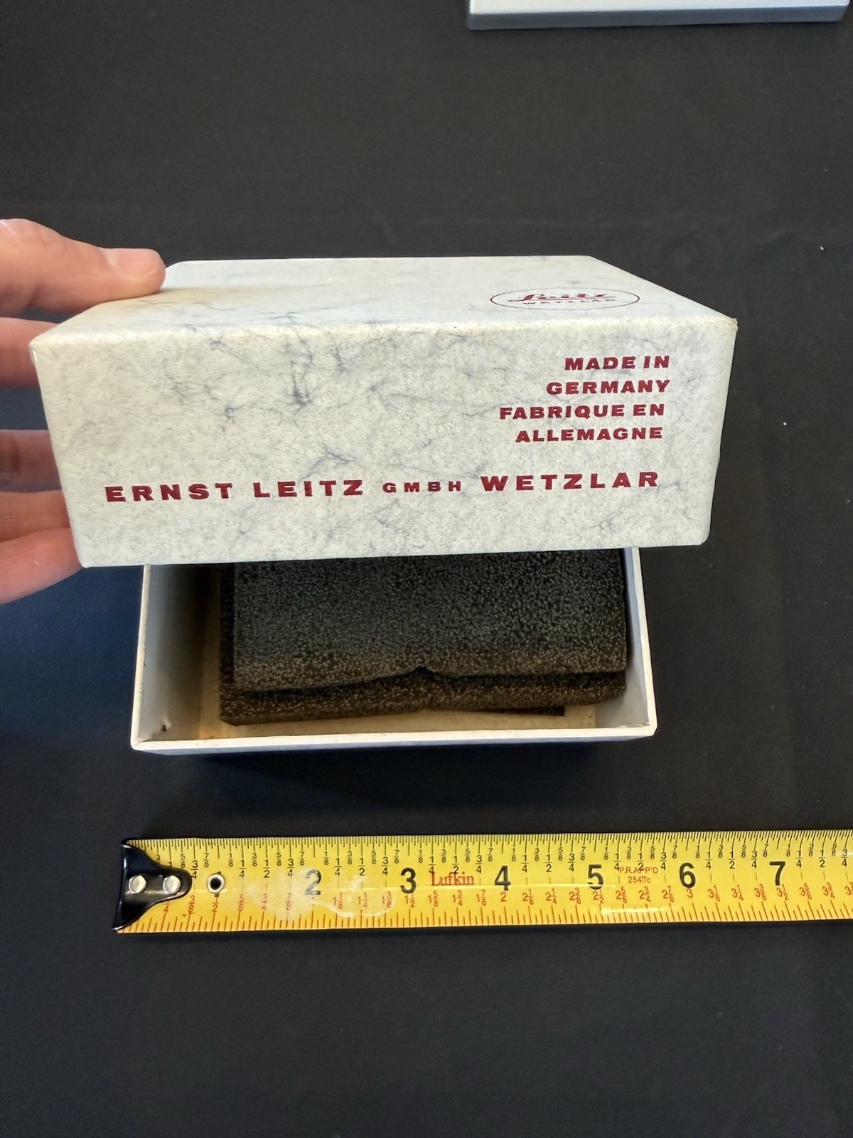 Vintage Leica Leitz Wetzlar Camera Accessory Box w/ Insert Made in Germany