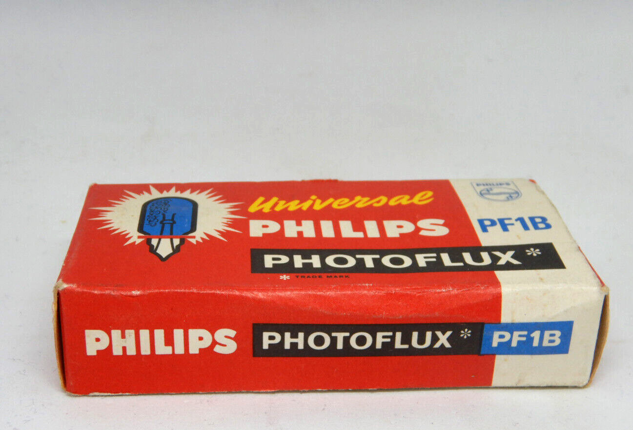 Vintage Philips Photoflux PF1B Light Bulb AC9 Pack Of 5 Camera Flash New Unused