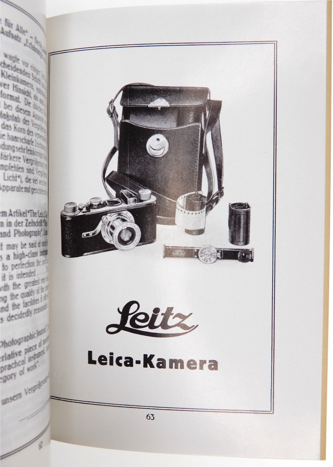 So urteilt man uber Leitz “Leica” Kamera ……….. MINT