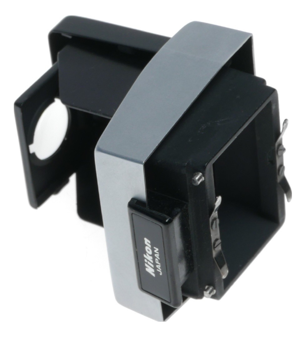 Nikon F vintage SLR film camera 35mm flip up waist level viewfinder accessory