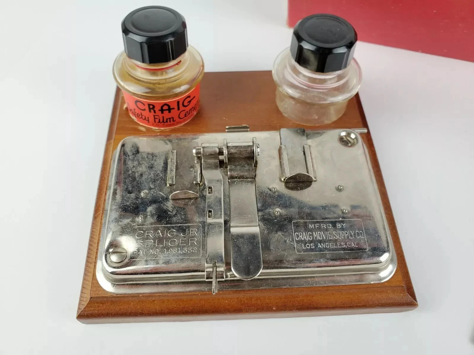 Vintage Craig Junior Splicer 8-16mm Movie Photo Reel Movie Supply Company