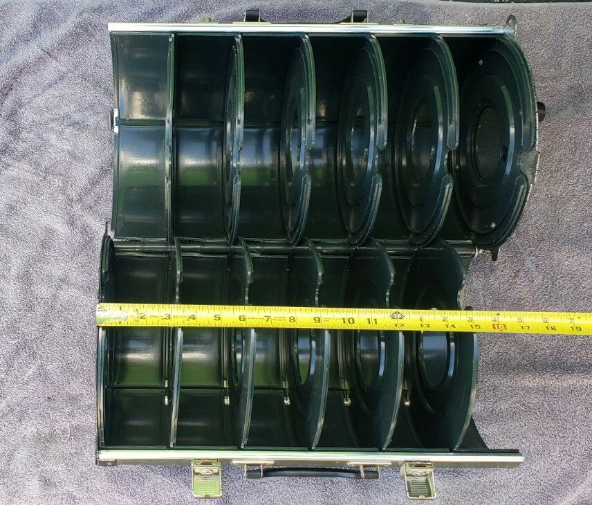 Vintage Movie Reel Storage Carry Case (Pre-Owned) 18″L by 11″W