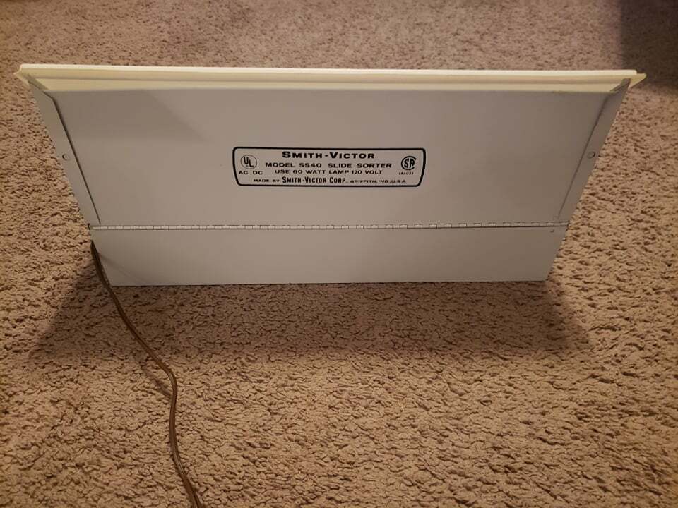 Vintage Smith-Victor SS40 slide sorter -working w/ orig box