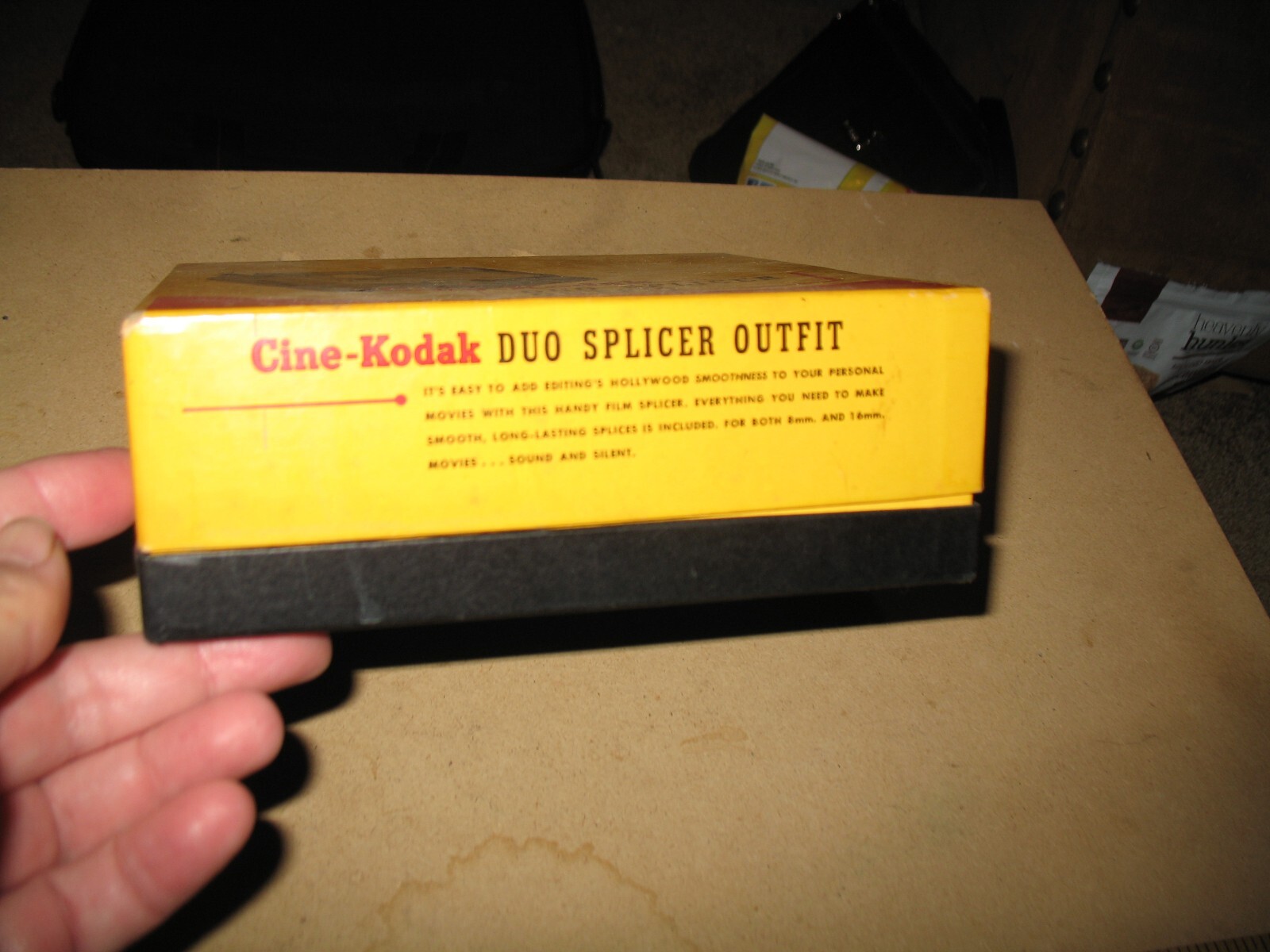 VTG CINE-KODAK DUO SPLICER OUTFIT BOX 8 & 16mm FILM SOUND & SILENT MOVIE CAMERA
