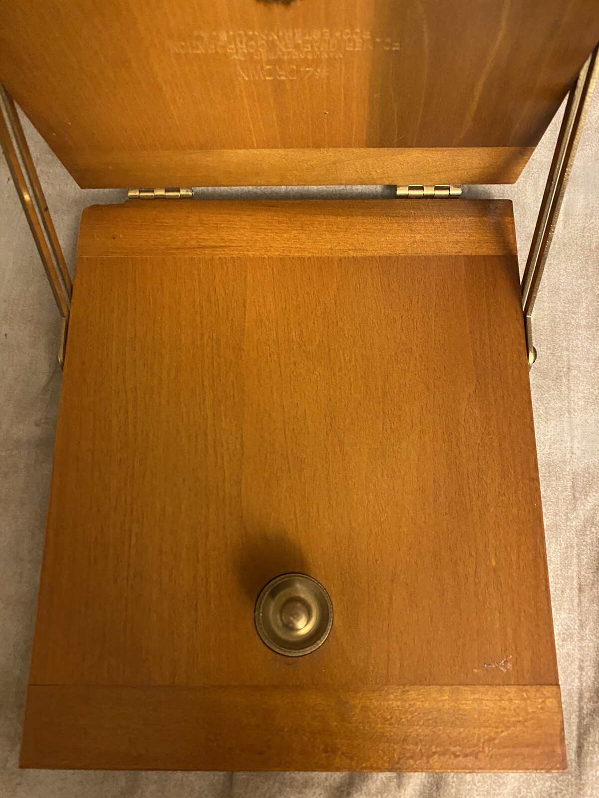 Graflex Crown Tilting Tripod Top #4 Wooden Camera Equipment Vintage