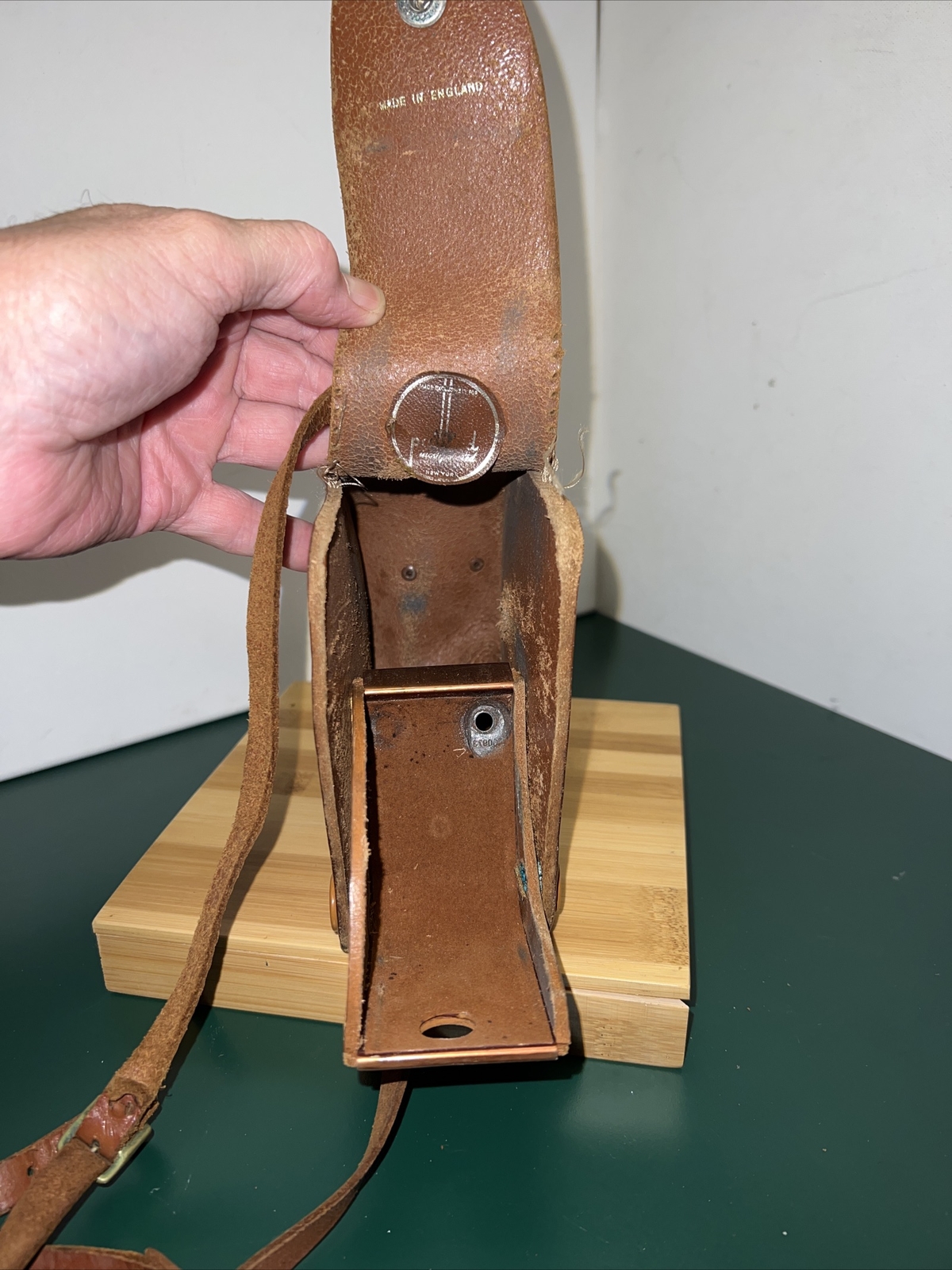 Paillard Bolex C-85 Genuine Camera Case Brown Leather