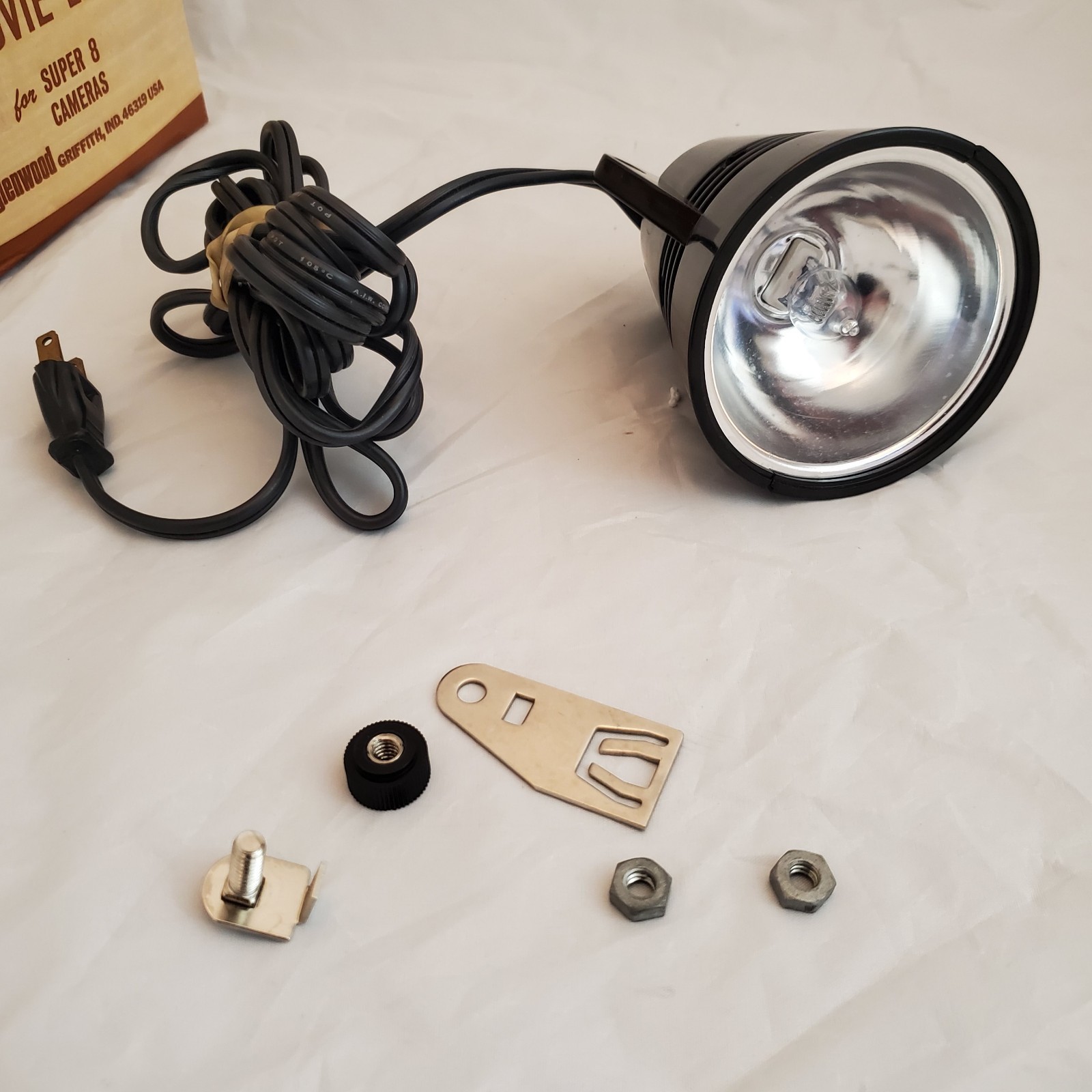 Vintage Glenwood Super 8 Movie Light Tested Works Very Bright