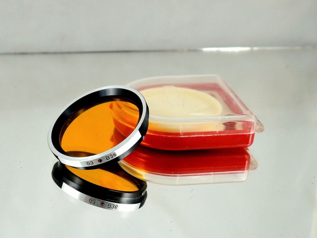 Flexaret G3 B36 Color Filter MEOPTA Genuine Accessories Bayonet Orange TOP