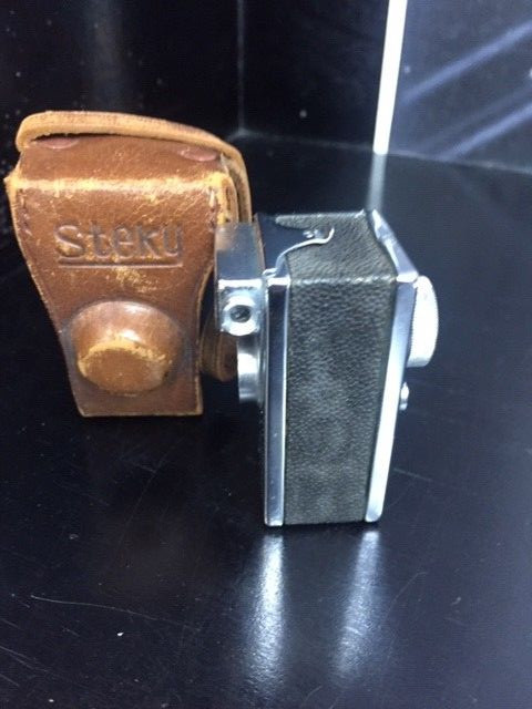 Steky I 16mm Sub-Miniature Camera w/ 2.5cm f/3.5 Lens & Case E.P. Marks Japan